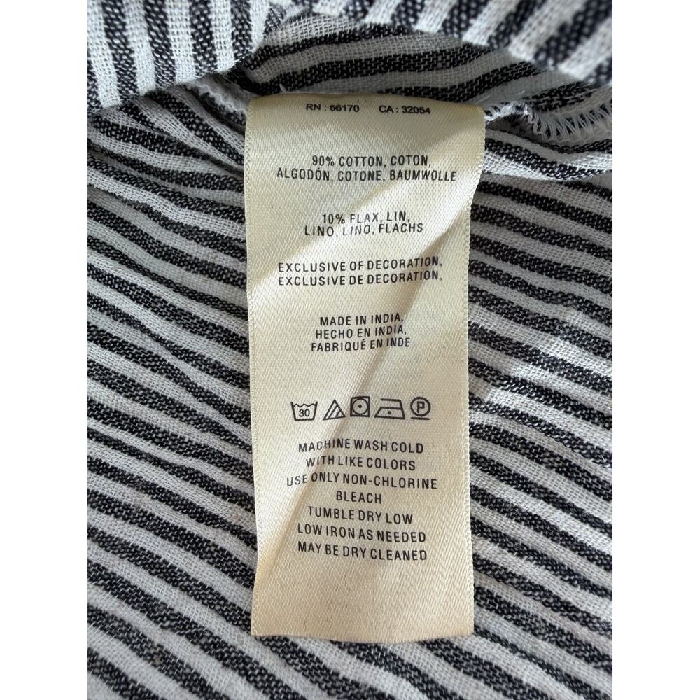 NEW Anthropologie Striped Embroidered Soleil Peasant Top by Floreat Large/Petite - Picture 9 of 9